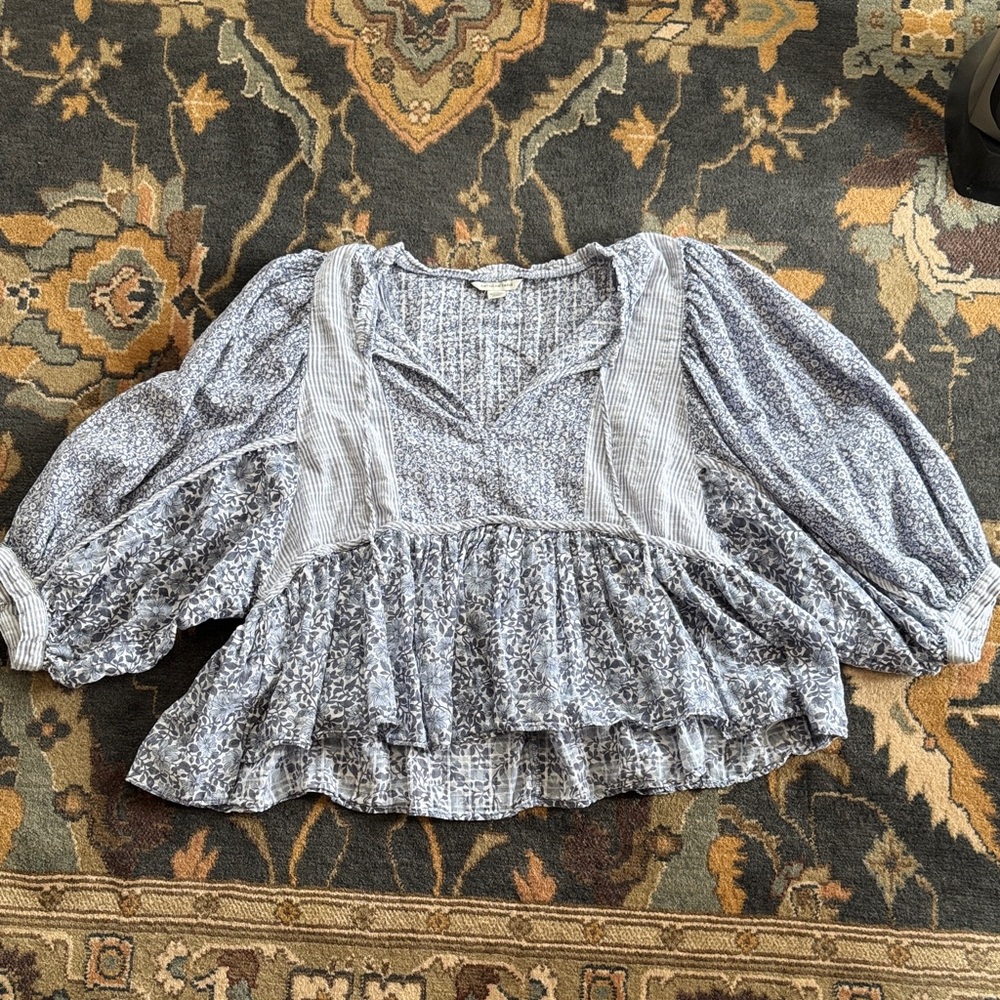 American Eagle boho top sz L